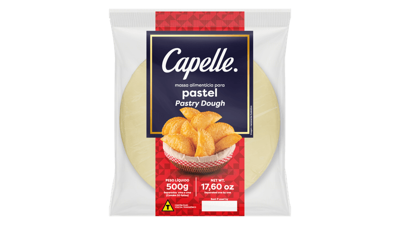 Capelle - Massa de Pastel Disco 500g