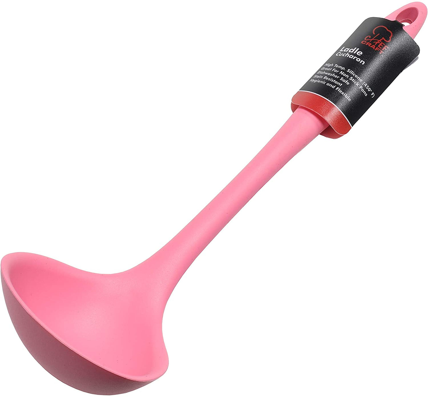 Chef Craft Premium Silicone Cooking Ladle, 11.25 inch