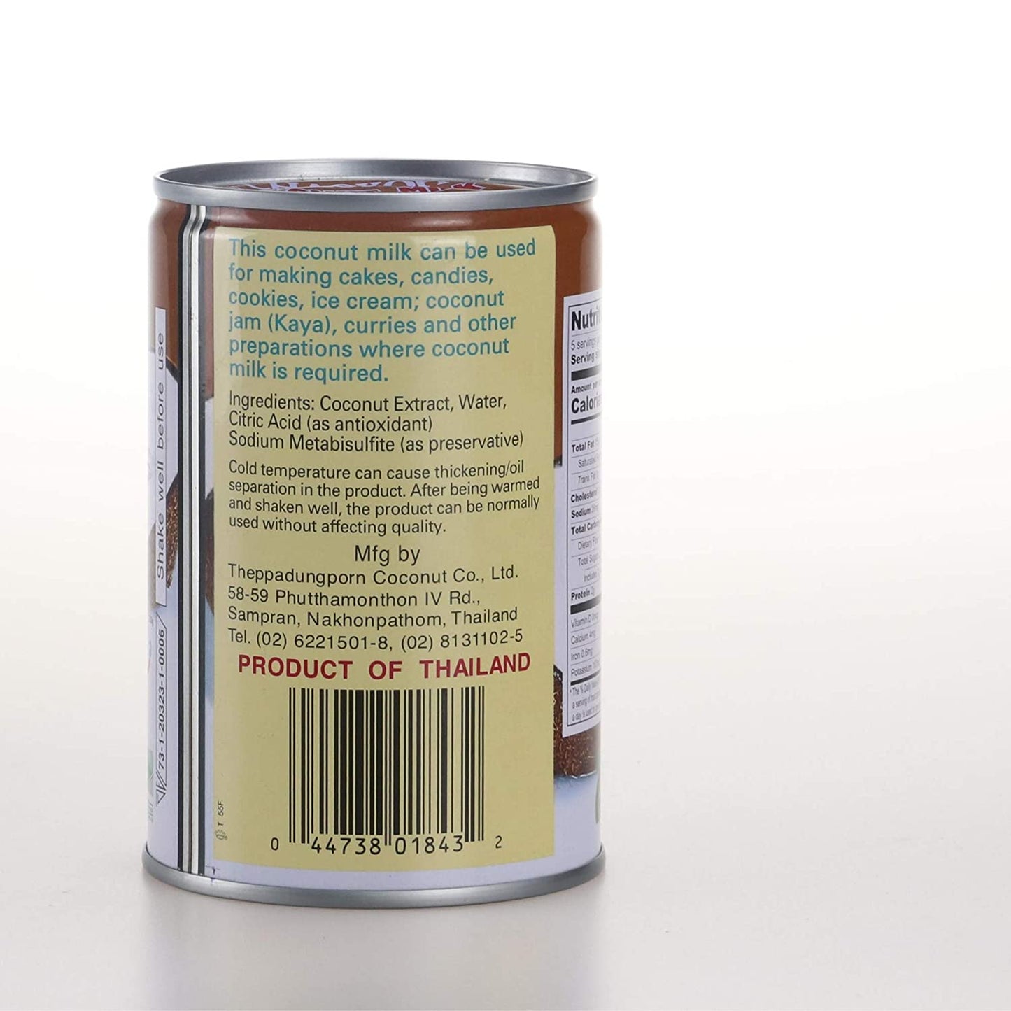 Chaokoh Coconut Milk Unsweetened 6 Pack - Premium, Canned Coconut Milk, Lactose Free, Non Dairy Vegan Milk - for Curries, Drinks, Desserts, & More (13.5 oz per Can)