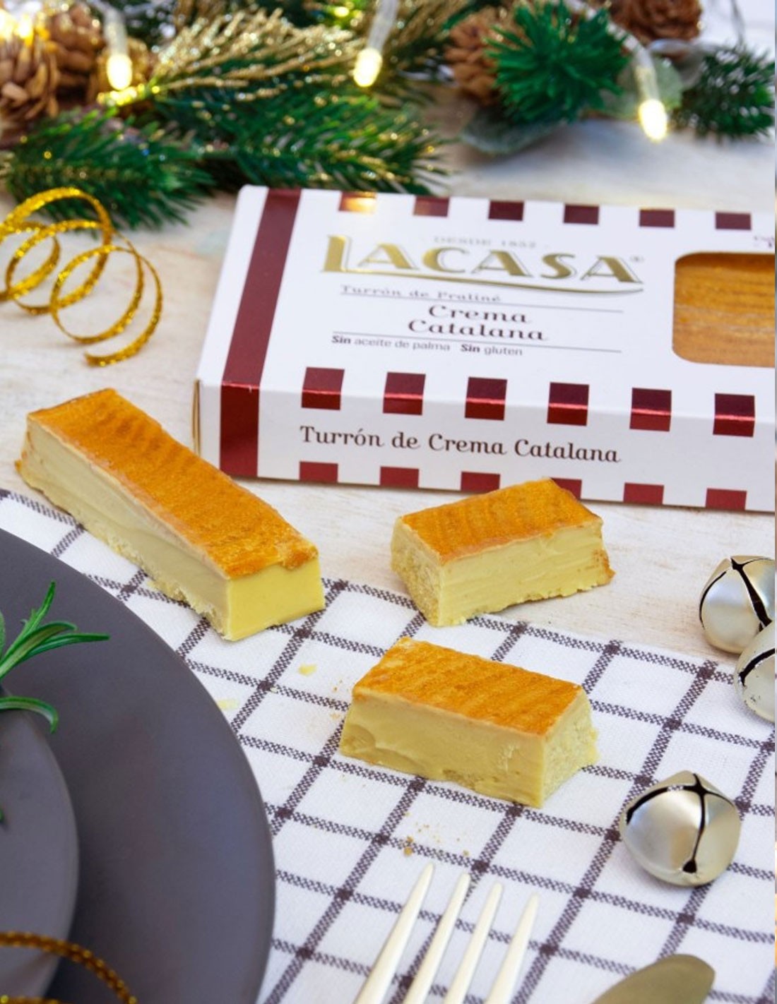 Turrón Catalonian Pudding - Nougat Gluten Free by LACASA