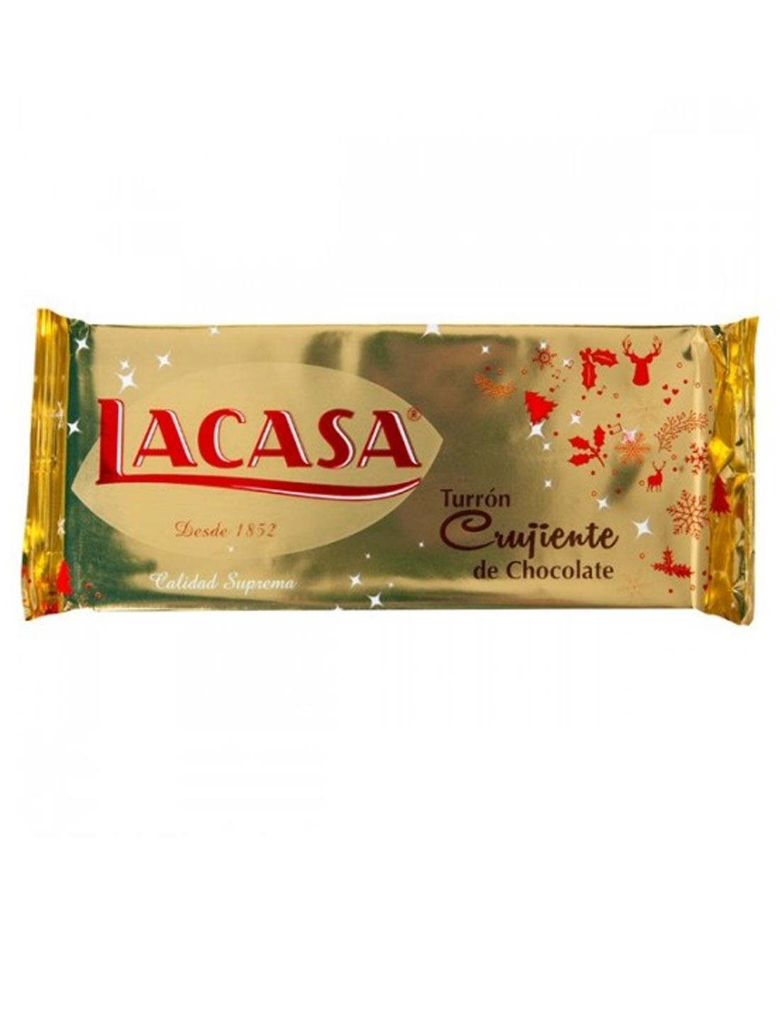 Turrón Crispy Chocolate Nougat by LACASA