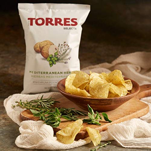 Torres Spanish Potato Chips Patatas Fritas Variety Pack Made in Barcelona, Spain (8 flavor, 8)