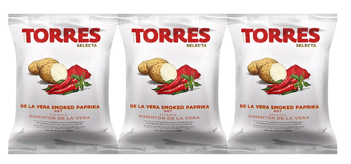 Torres Paprika Premium Potato Chips Big Bag - 1 Bag - 5.29oz