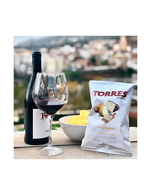 Torres Spanish Potato Chips Patatas Fritas Variety Pack Made in Barcelona, Spain (8 flavor, 8)