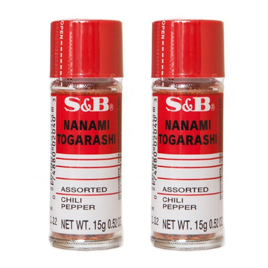 S&B Nanami ( shichimi ) Togarashi Assorted Chili Pepper 0.52 Oz