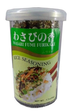 Rice Seasoning Wasabi Furikake (Ajishima brand) 1.7oz