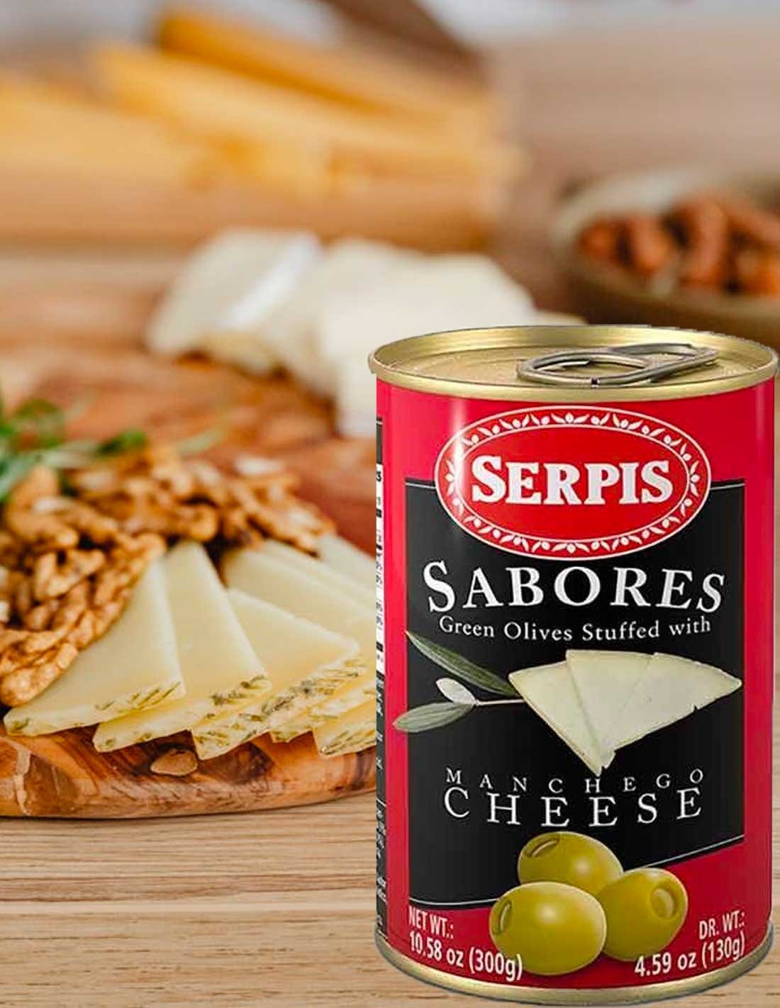 Serpis Manchego Cheese Stuffed Olives