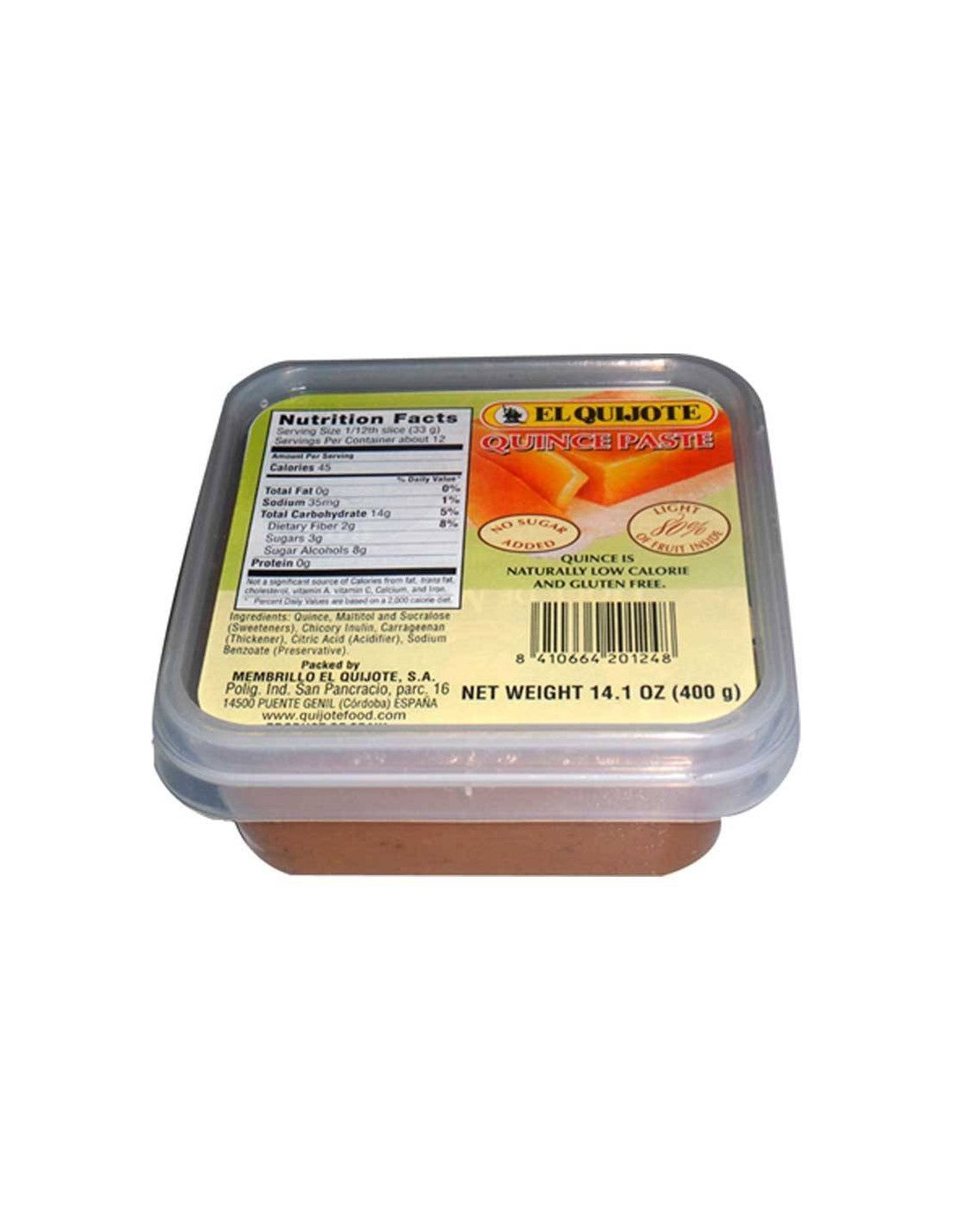 EL QUIJOTE Sugar-Free Quince Paste Preserve