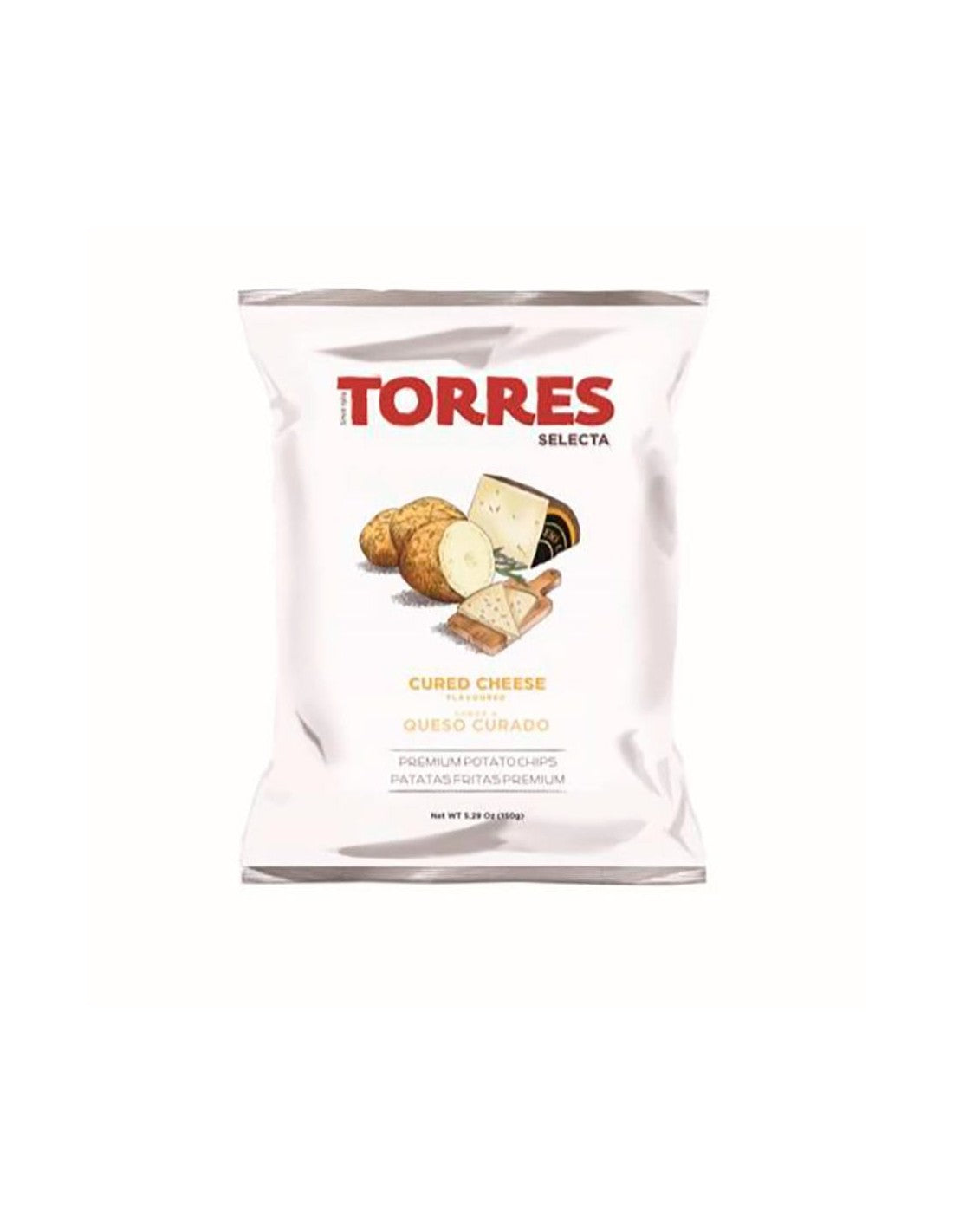 Torres Potato Chips Cured Cheese 1.76oz/50g