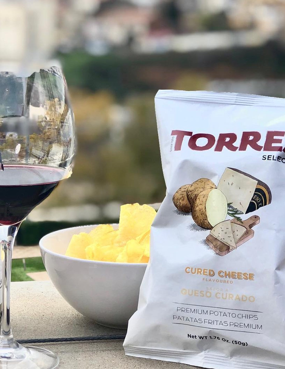 Torres Potato Chips Cured Cheese 1.76oz/50g