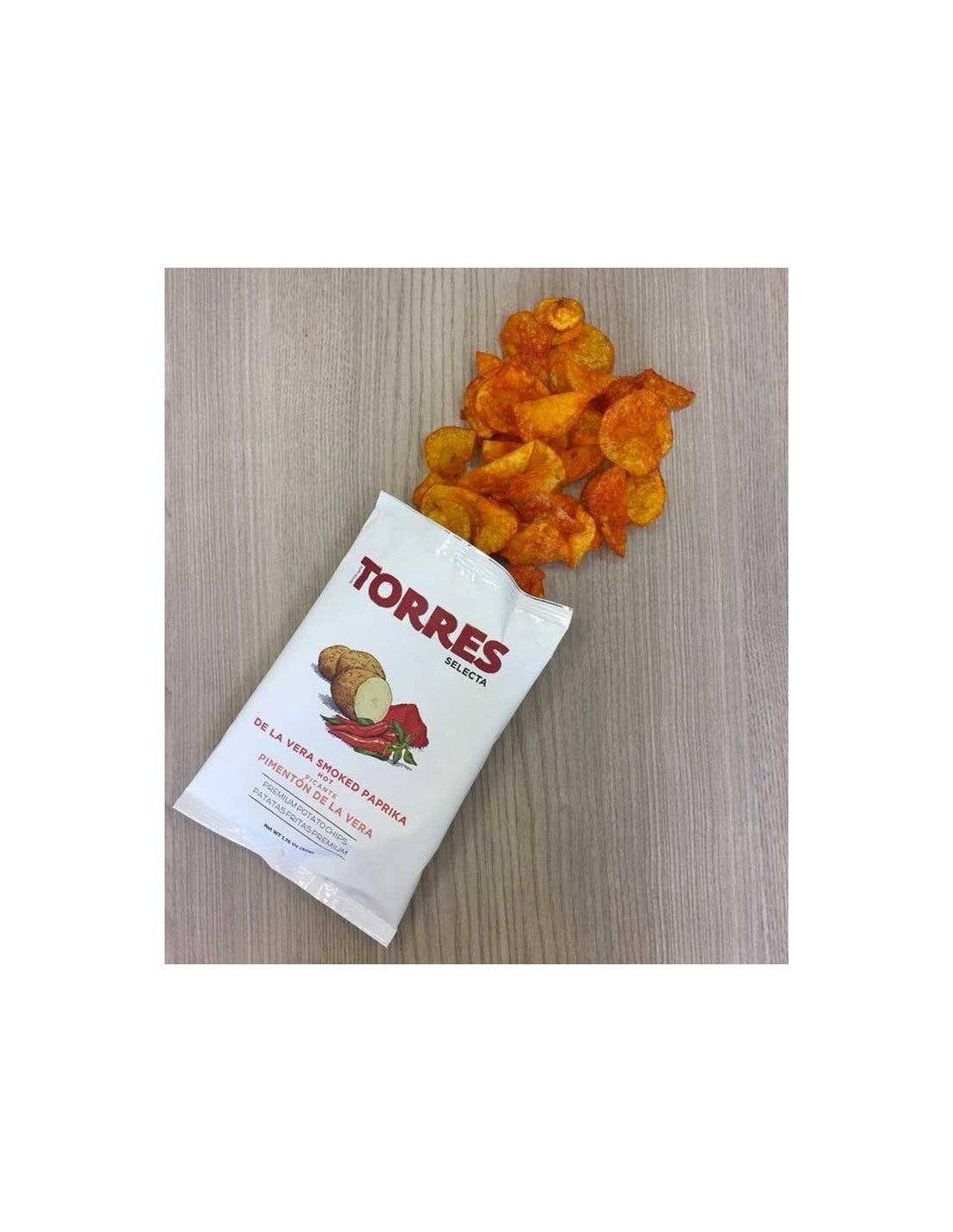 Torres Potato Chips Hot Smoked Paprika de la Vera 1.76oz/150g