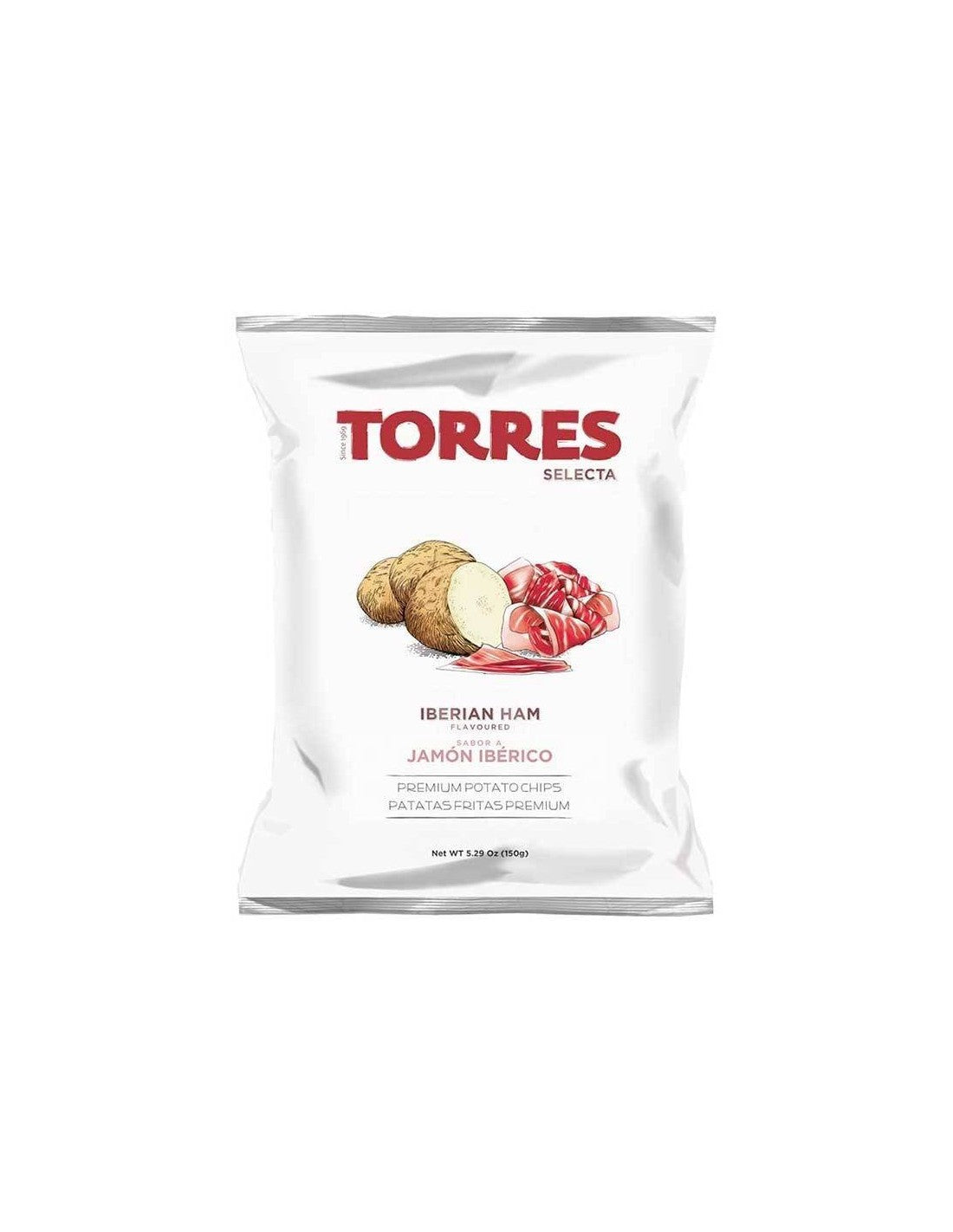 Torres Potato Chips Iberian Ham 1.76oz/50g