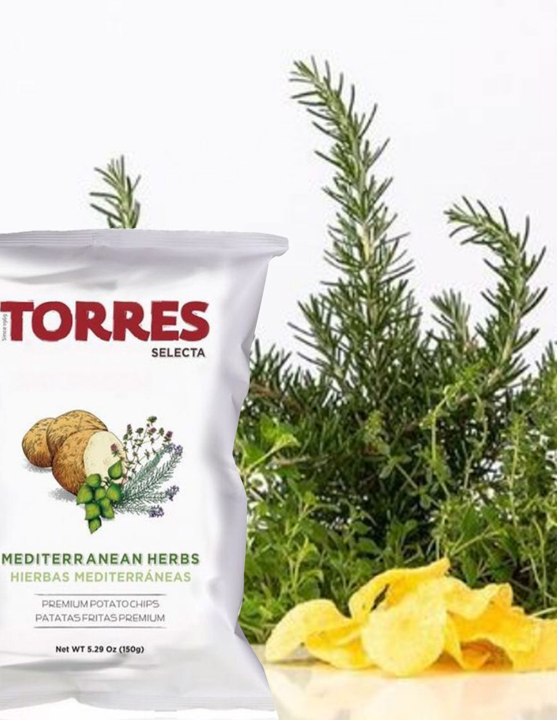 Torres Potato Chips Mediterranean Herbs