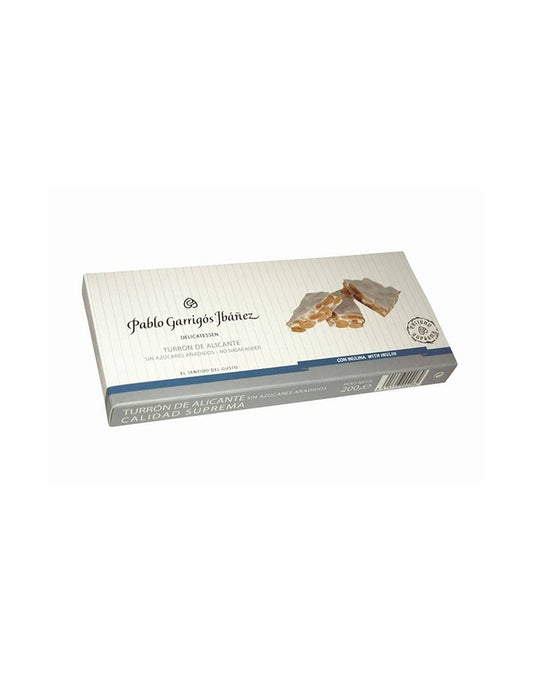 Turrón de Alicante (Sugar Free) DOP AND IGP by P.Garrigós 200g